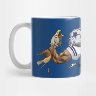 Cowboys vs Eagles Mug